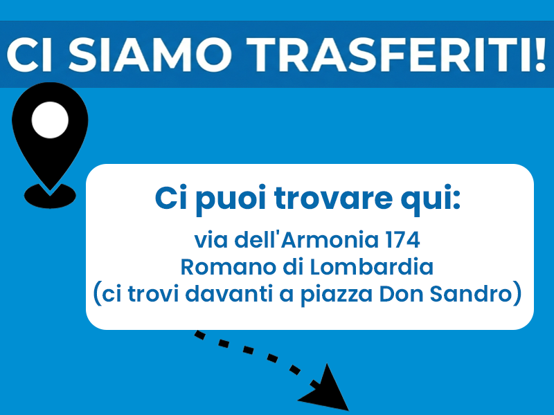 Ci siamo trasferiti - Nuovo indirizzo